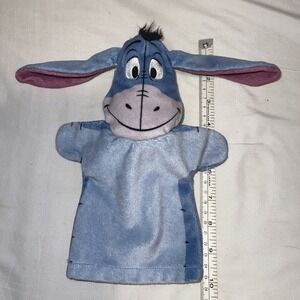 Eeyore Hand Puppet Disney Baby Melissa and Doug 10"  Plush Blue Winnie the Pooh